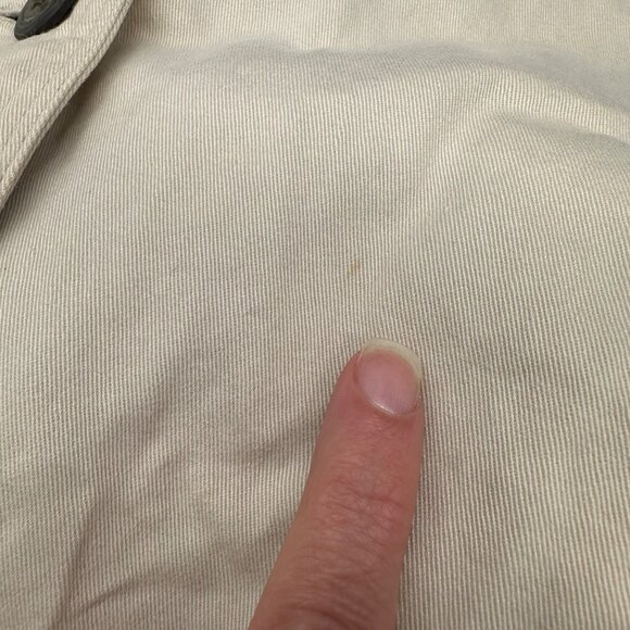 Vintage Chore Jacket Coat Basic Editions Plus 1X Beige Plaid Lining Corduroy 90s - Picture 7 of 12